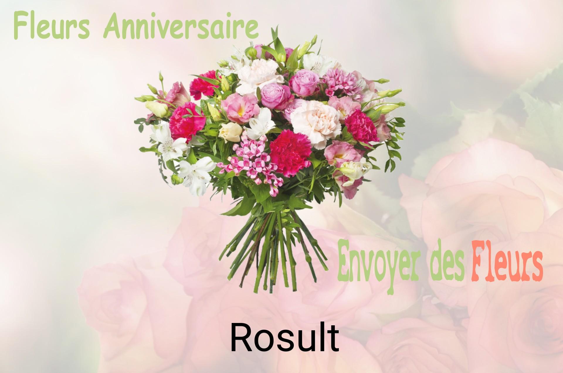 Bouquet de fleurs d’anniversaire livré à Rosult